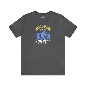 Dancing into New Year Unisex Jersey Short Sleeve Tee