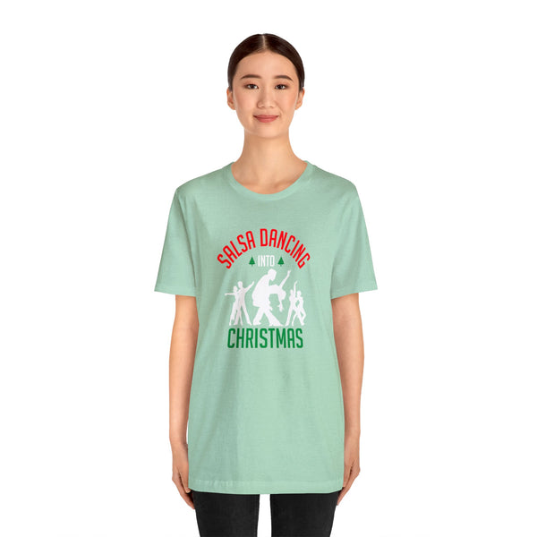 Dancing into Christmas Unisex Jersey Short Sleeve Tee