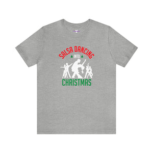 Dancing into Christmas Unisex Jersey Short Sleeve Tee