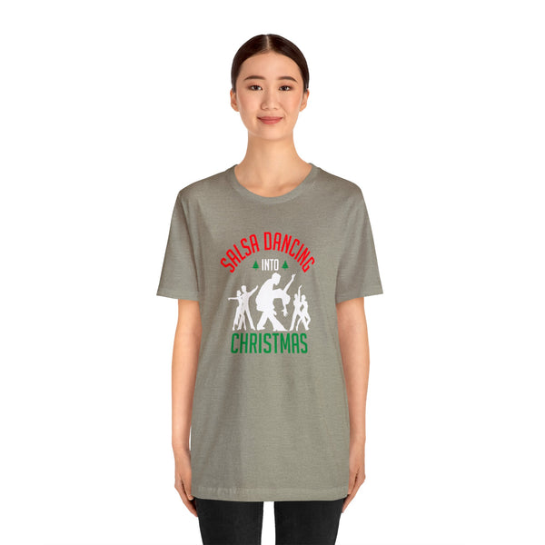 Dancing into Christmas Unisex Jersey Short Sleeve Tee