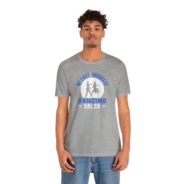 First Hanukkah Unisex Jersey Short Sleeve Tee