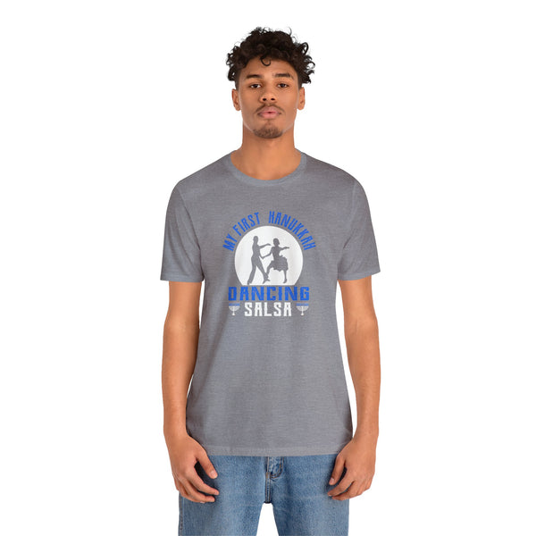 First Hanukkah Unisex Jersey Short Sleeve Tee