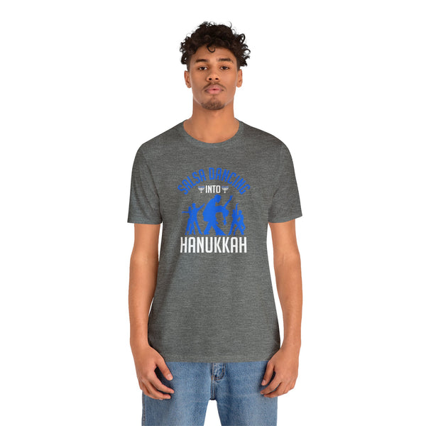 Salsa into Hanukkah Unisex Jersey Short Sleeve Tee