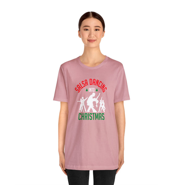 Dancing into Christmas Unisex Jersey Short Sleeve Tee