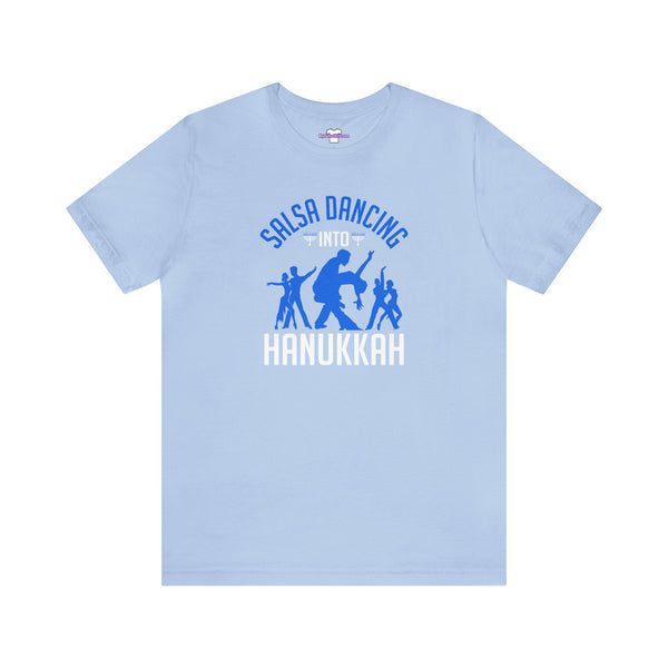 Salsa into Hanukkah Unisex Jersey Short Sleeve Tee