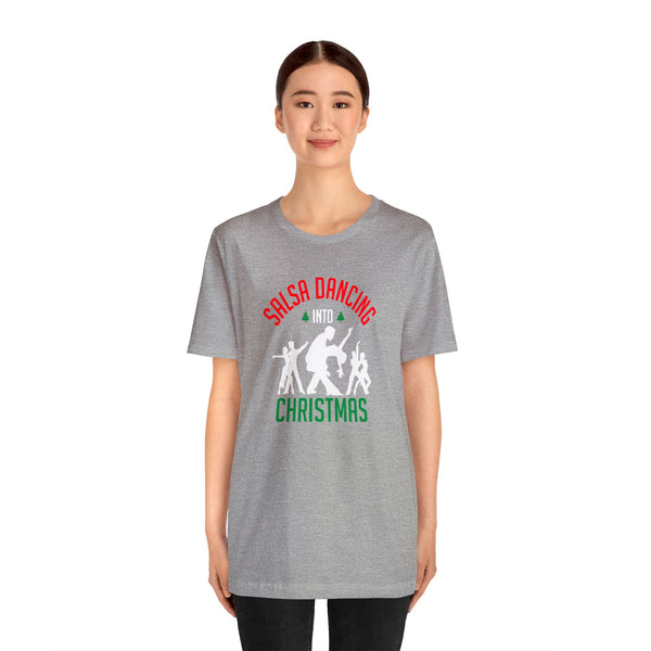 Dancing into Christmas Unisex Jersey Short Sleeve Tee