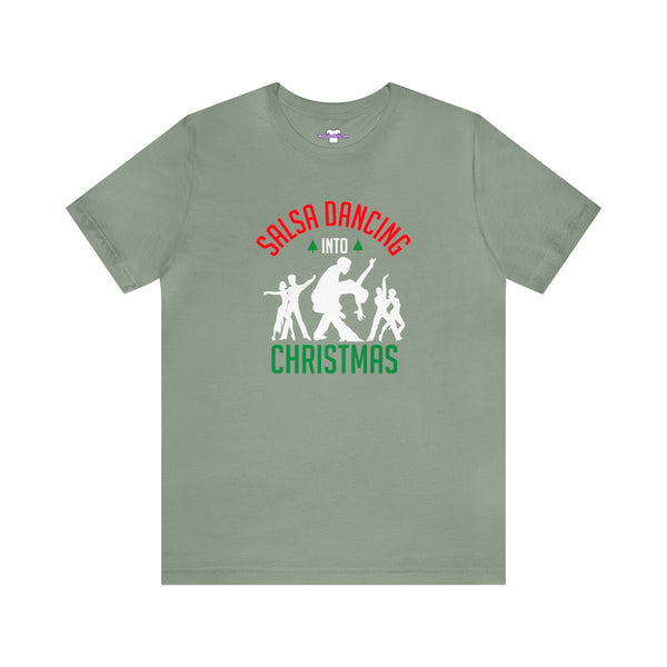 Dancing into Christmas Unisex Jersey Short Sleeve Tee