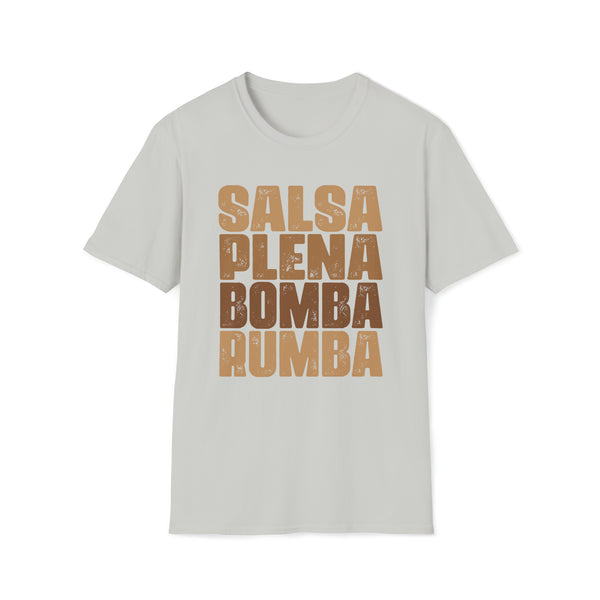 Salsa Plena Bomba Rumba Unisex Softstyle T-Shirt