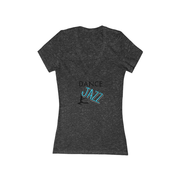 Woman's 'Dance Jazz' Fitted V-Neck