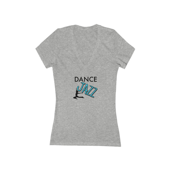 Woman's 'Dance Jazz' Fitted V-Neck