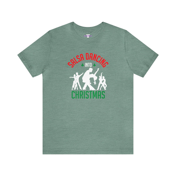 Dancing into Christmas Unisex Jersey Short Sleeve Tee