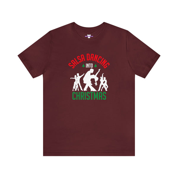 Dancing into Christmas Unisex Jersey Short Sleeve Tee