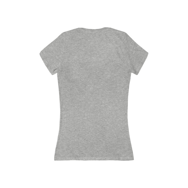 Woman's  'Casino Mode ON' Fitted V-Neck