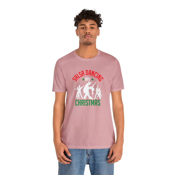 Dancing into Christmas Unisex Jersey Short Sleeve Tee