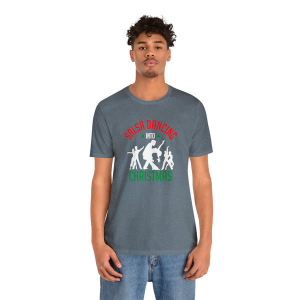 Dancing into Christmas Unisex Jersey Short Sleeve Tee