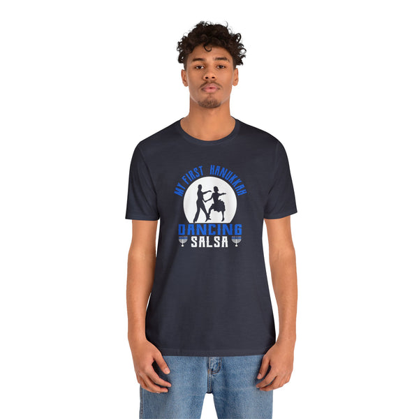 First Hanukkah Unisex Jersey Short Sleeve Tee