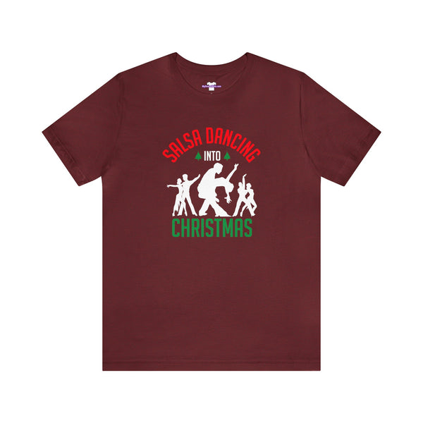 Dancing into Christmas Unisex Jersey Short Sleeve Tee