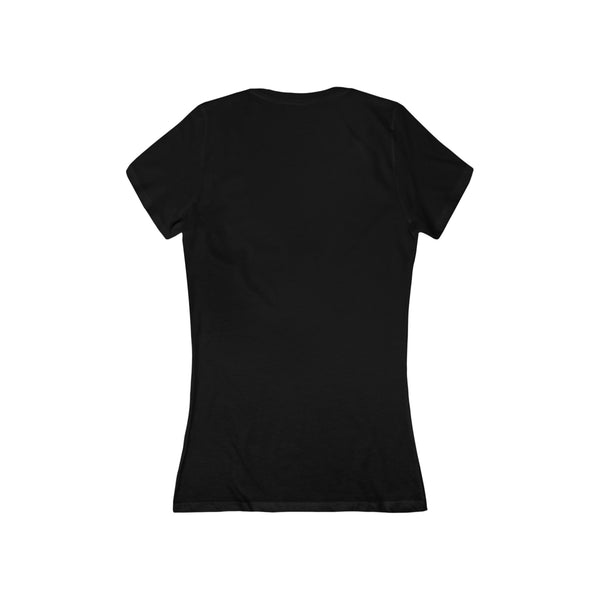 Woman's 'Mambo Mode ON' Fitted V-Neck