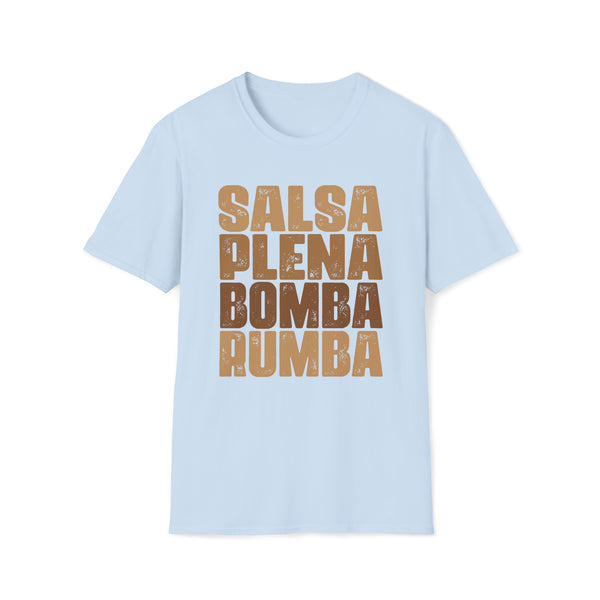 Salsa Plena Bomba Rumba Unisex Softstyle T-Shirt