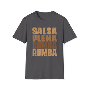 Salsa Plena Bomba Rumba Unisex Softstyle T-Shirt