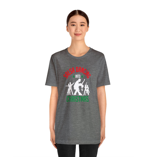 Dancing into Christmas Unisex Jersey Short Sleeve Tee