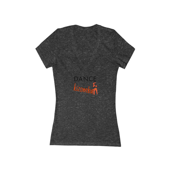 Woman's 'Dance Kizomba' Fitted V-Neck