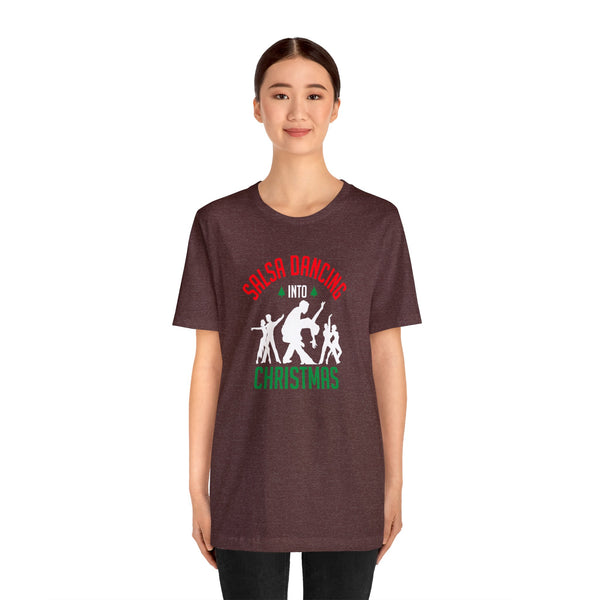 Dancing into Christmas Unisex Jersey Short Sleeve Tee