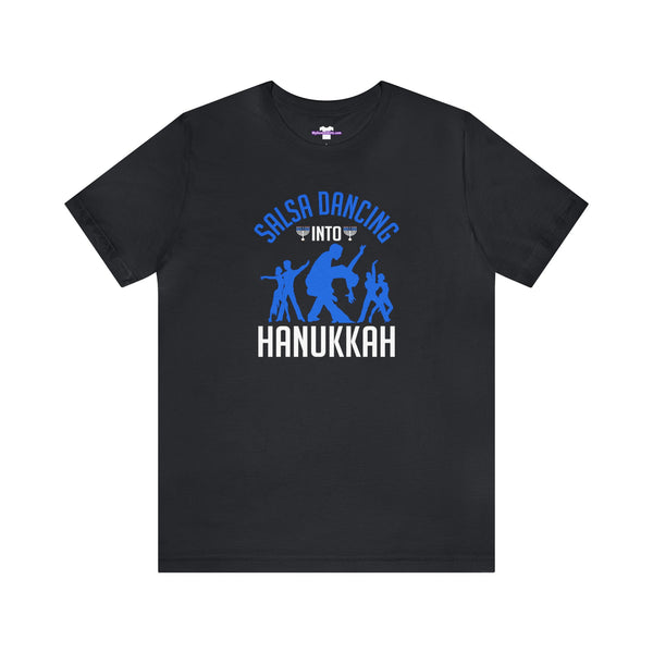 Salsa into Hanukkah Unisex Jersey Short Sleeve Tee