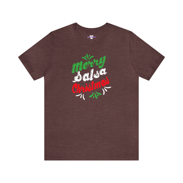 Merry Salsa Christmas Unisex Jersey Short Sleeve Tee