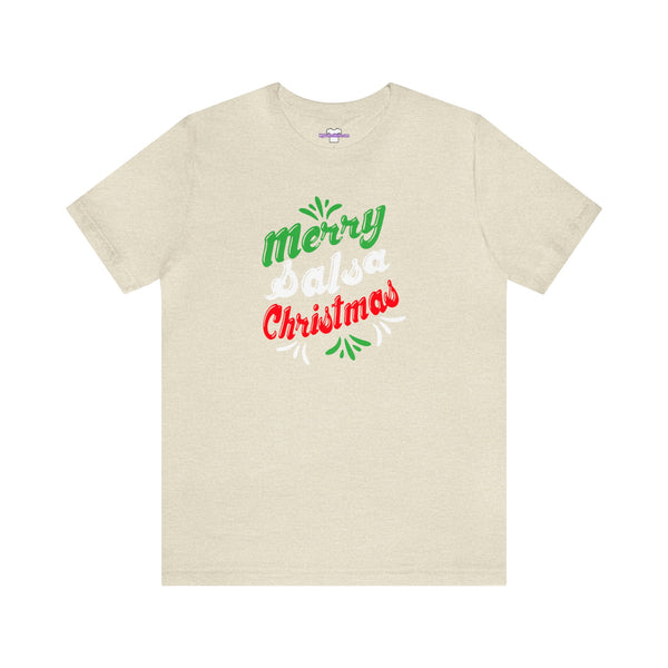 Merry Salsa Christmas Unisex Jersey Short Sleeve Tee