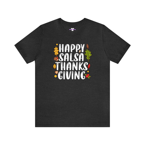 Happy Salsa Thanksgiving Unisex Jersey Short Sleeve Tee