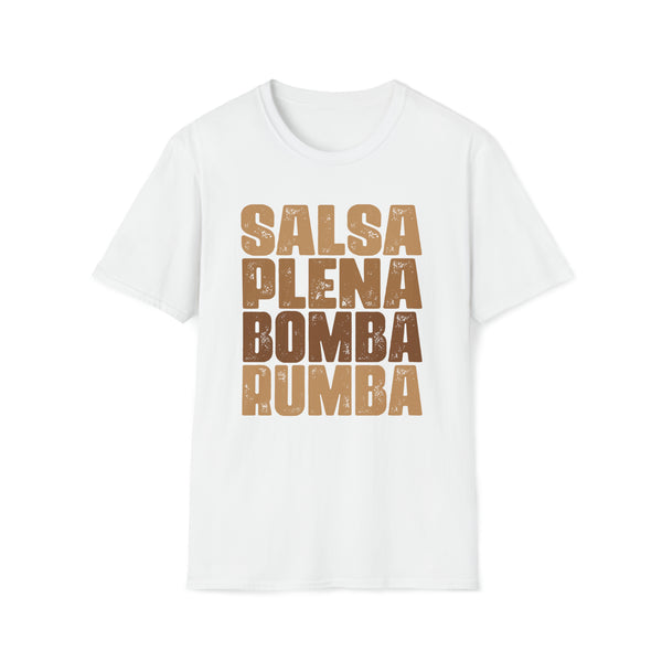 Salsa Plena Bomba Rumba Unisex Softstyle T-Shirt