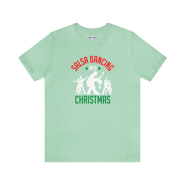 Dancing into Christmas Unisex Jersey Short Sleeve Tee