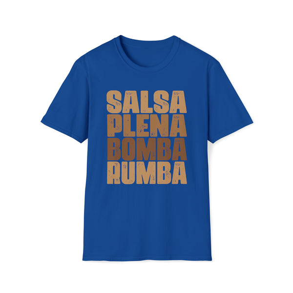 Salsa Plena Bomba Rumba Unisex Softstyle T-Shirt