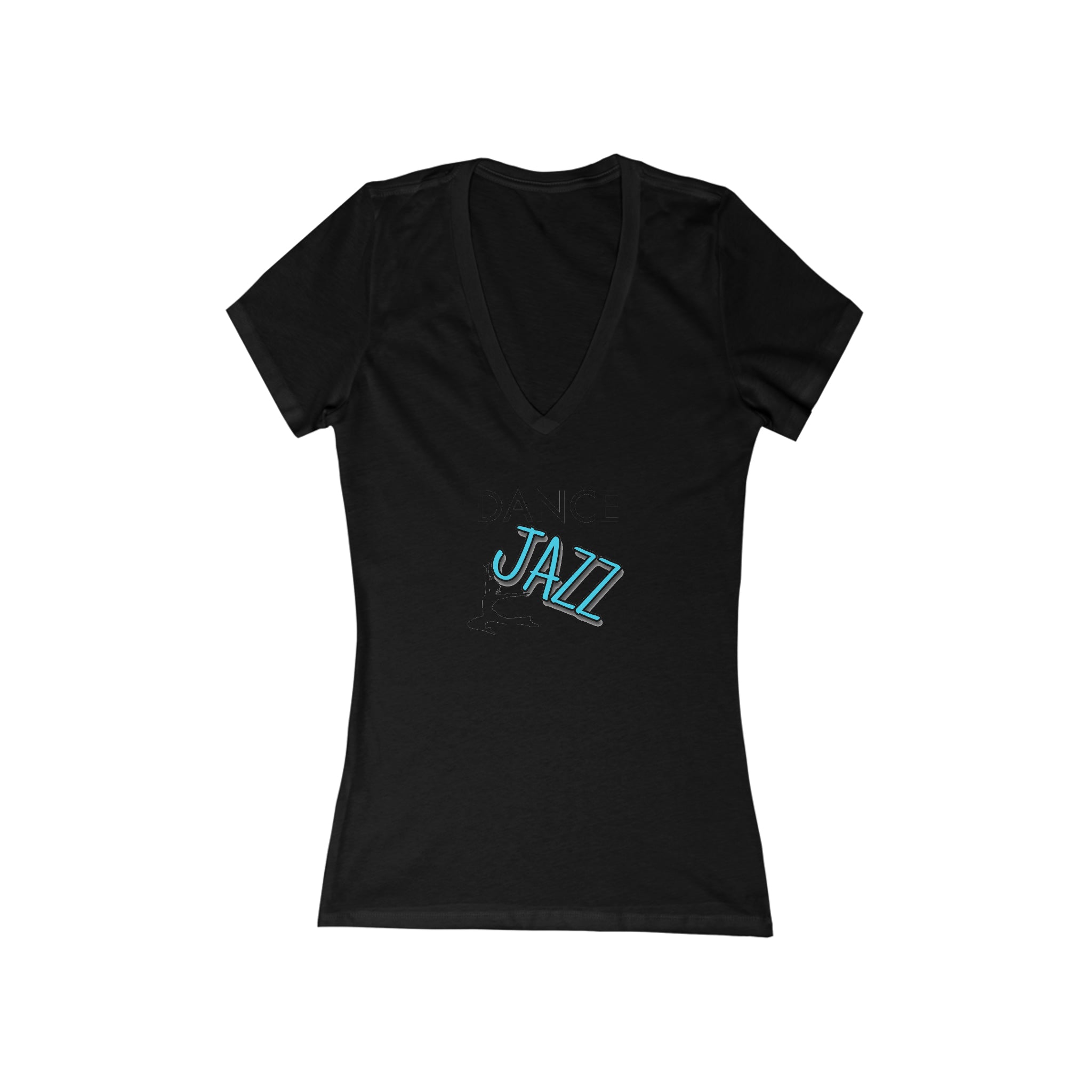 Woman's 'Dance Jazz' Fitted V-Neck