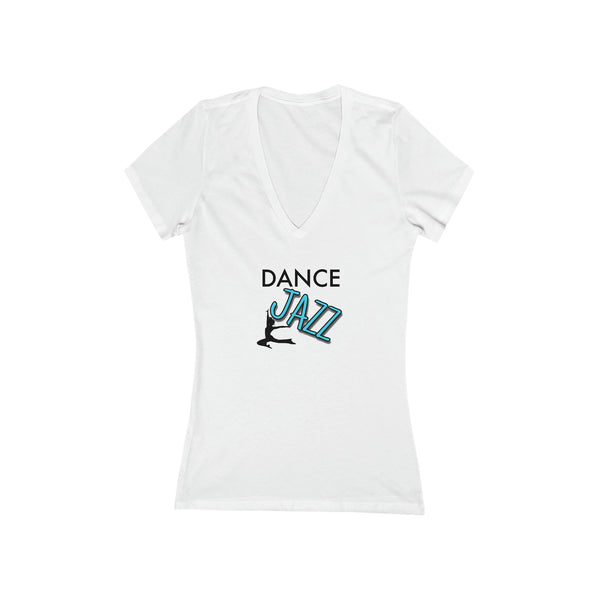 Woman's 'Dance Jazz' Fitted V-Neck
