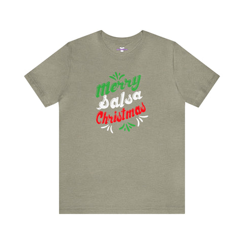 Merry Salsa Christmas Unisex Jersey Short Sleeve Tee