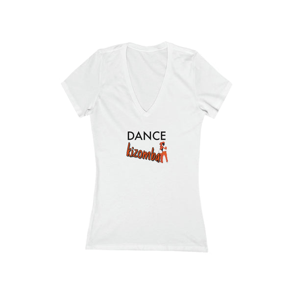 Woman's 'Dance Kizomba' Fitted V-Neck