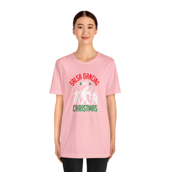 Dancing into Christmas Unisex Jersey Short Sleeve Tee