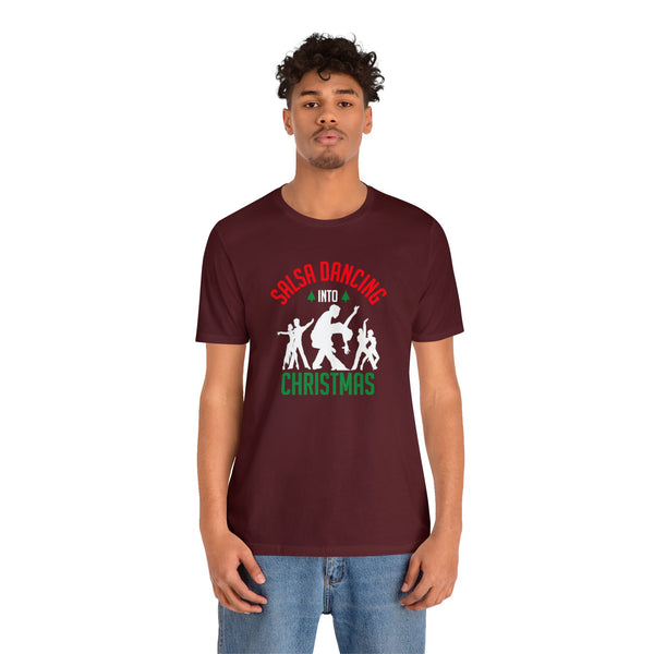 Dancing into Christmas Unisex Jersey Short Sleeve Tee