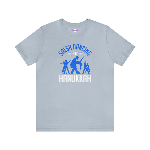 Salsa into Hanukkah Unisex Jersey Short Sleeve Tee