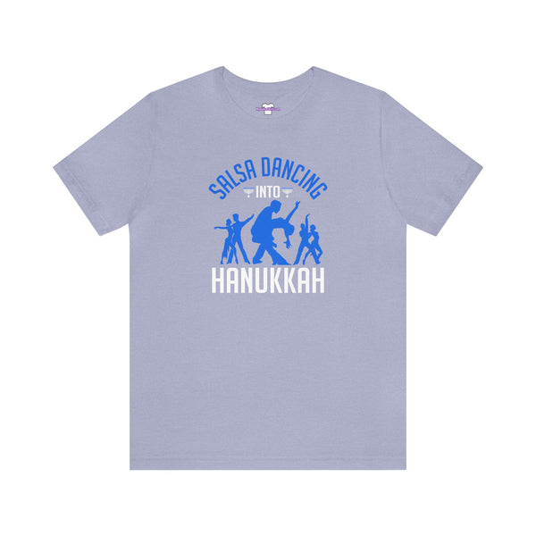 Salsa into Hanukkah Unisex Jersey Short Sleeve Tee