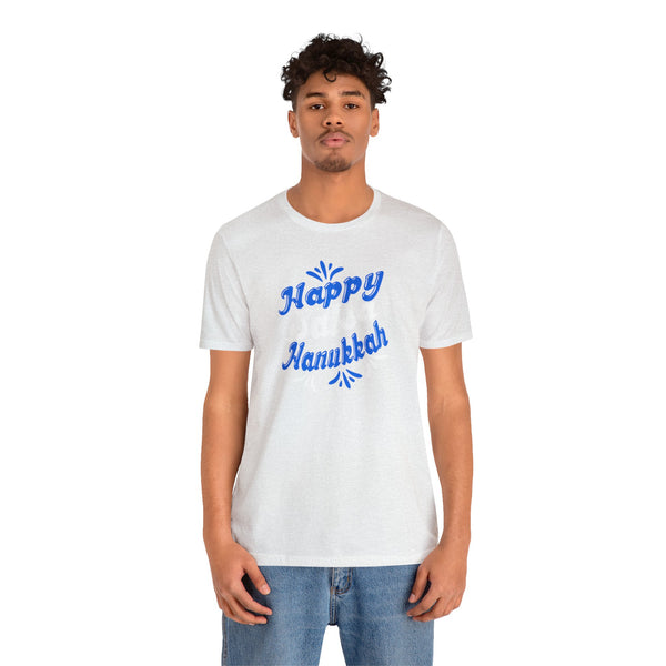 Happy Salsa Hanukkah Unisex Jersey Short Sleeve Tee