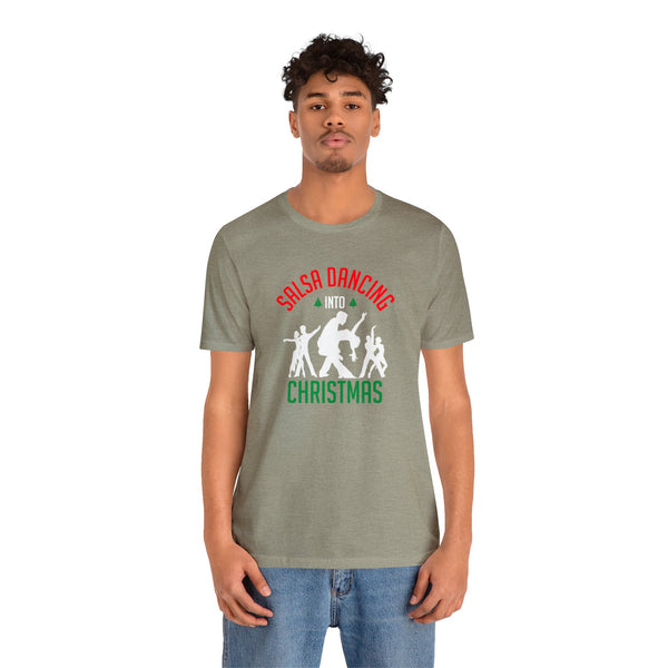 Dancing into Christmas Unisex Jersey Short Sleeve Tee