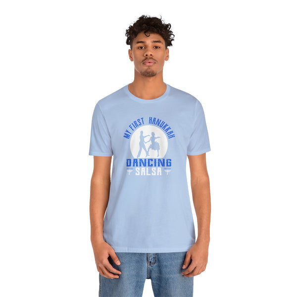 First Hanukkah Unisex Jersey Short Sleeve Tee