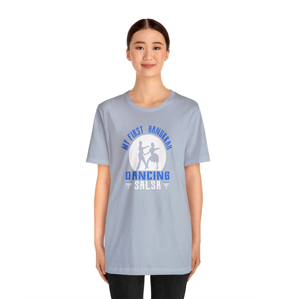 First Hanukkah Unisex Jersey Short Sleeve Tee