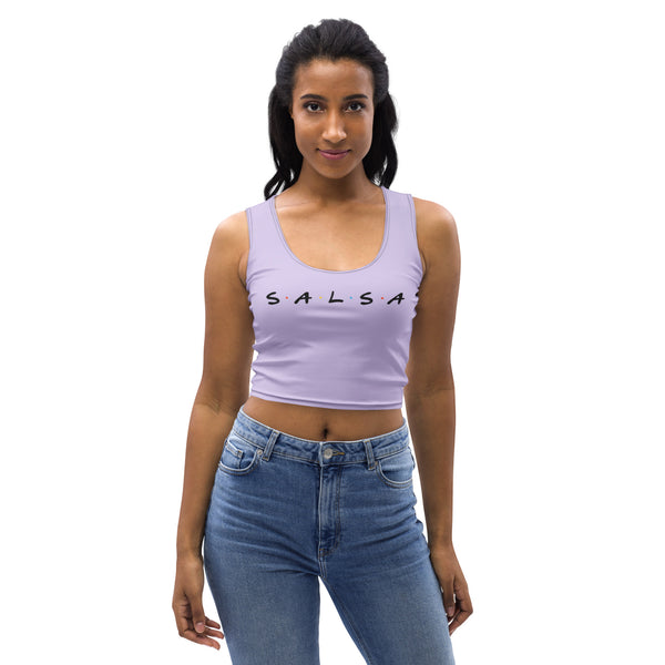 Salsa/Friends Woman's Purple Crop Top