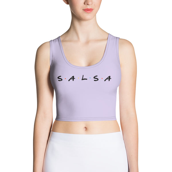Salsa/Friends Woman's Purple Crop Top