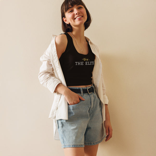 Womens The Elite Crop Top