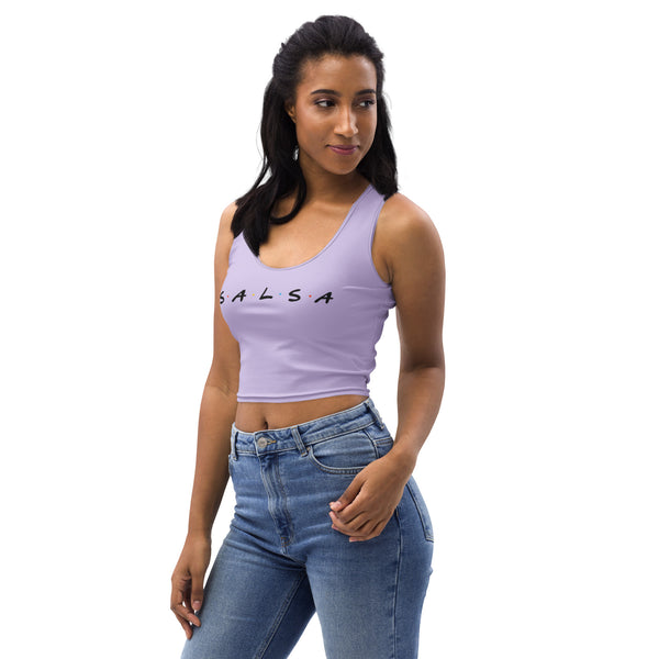 Salsa/Friends Woman's Purple Crop Top